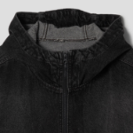 8 seconds Denim Hood Shell Parka — Ash
