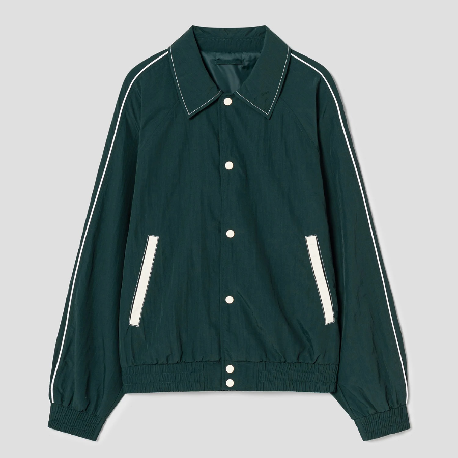 8 seconds Nylon Varsity Jumper — Green