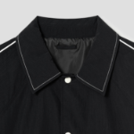 8 seconds Nylon Varsity Jumper — Black