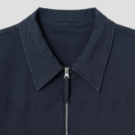 8 seconds Garment Dyed Zip-Up Jacket — Navy