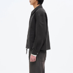 8 seconds Peach Twill Collar Blouson — Ash