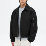 8 seconds Crop Nylon MA-1 — Black