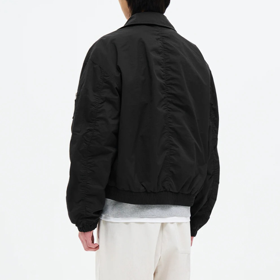 8 seconds Crop Nylon MA-1 — Black