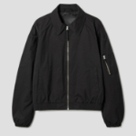 8 seconds Crop Nylon MA-1 — Black