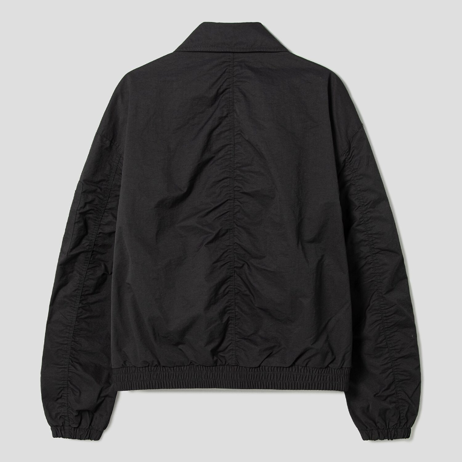 8 seconds Crop Nylon MA-1 — Black