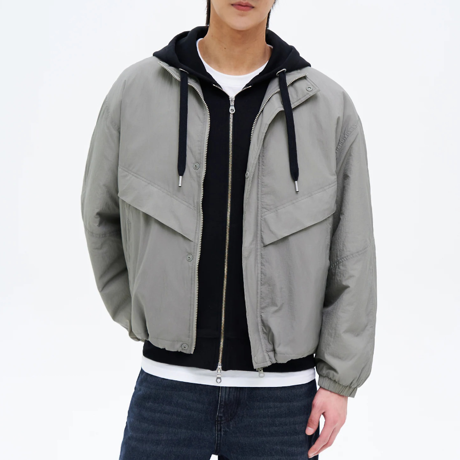 8 seconds Light Padded Jumper — Grey