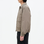 8 seconds Collar Zip-Up Blouson — Khaki