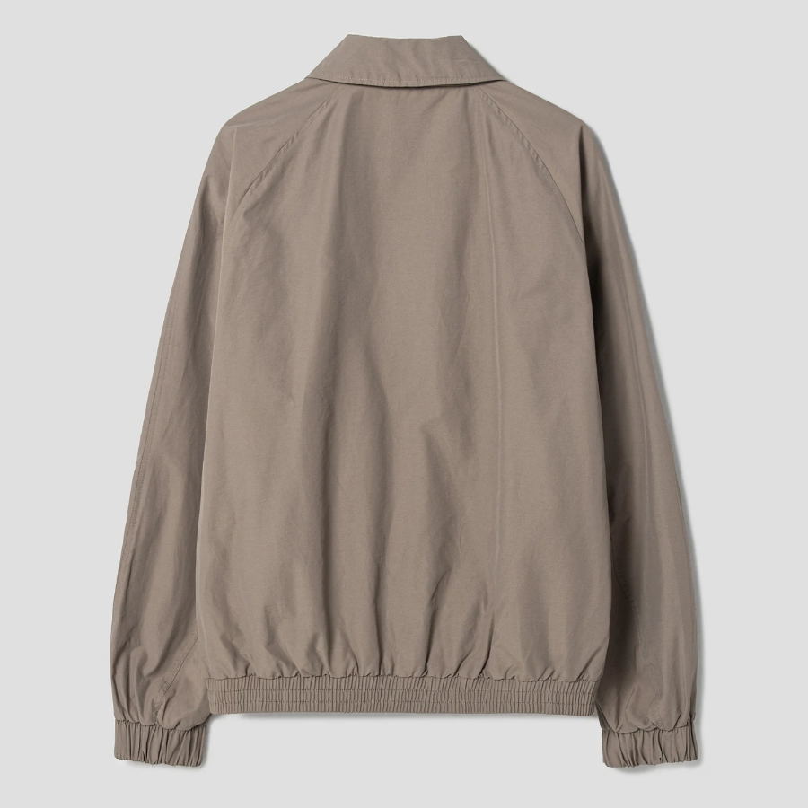 8 seconds Collar Zip-Up Blouson — Khaki