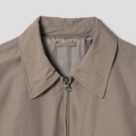 8 seconds Collar Zip-Up Blouson — Khaki