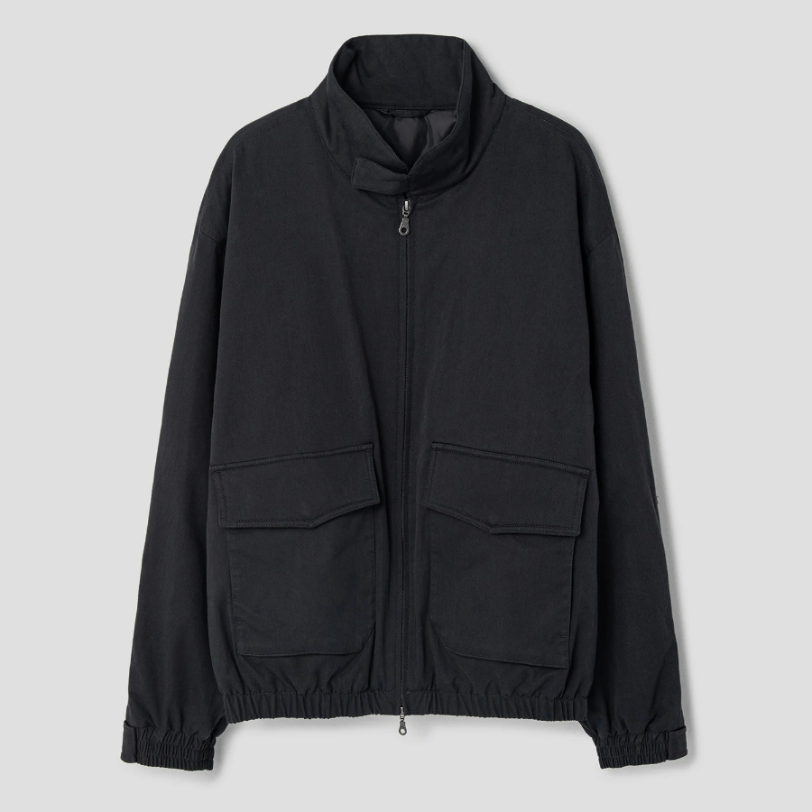 8 seconds Padded Harrington Jacket — Black