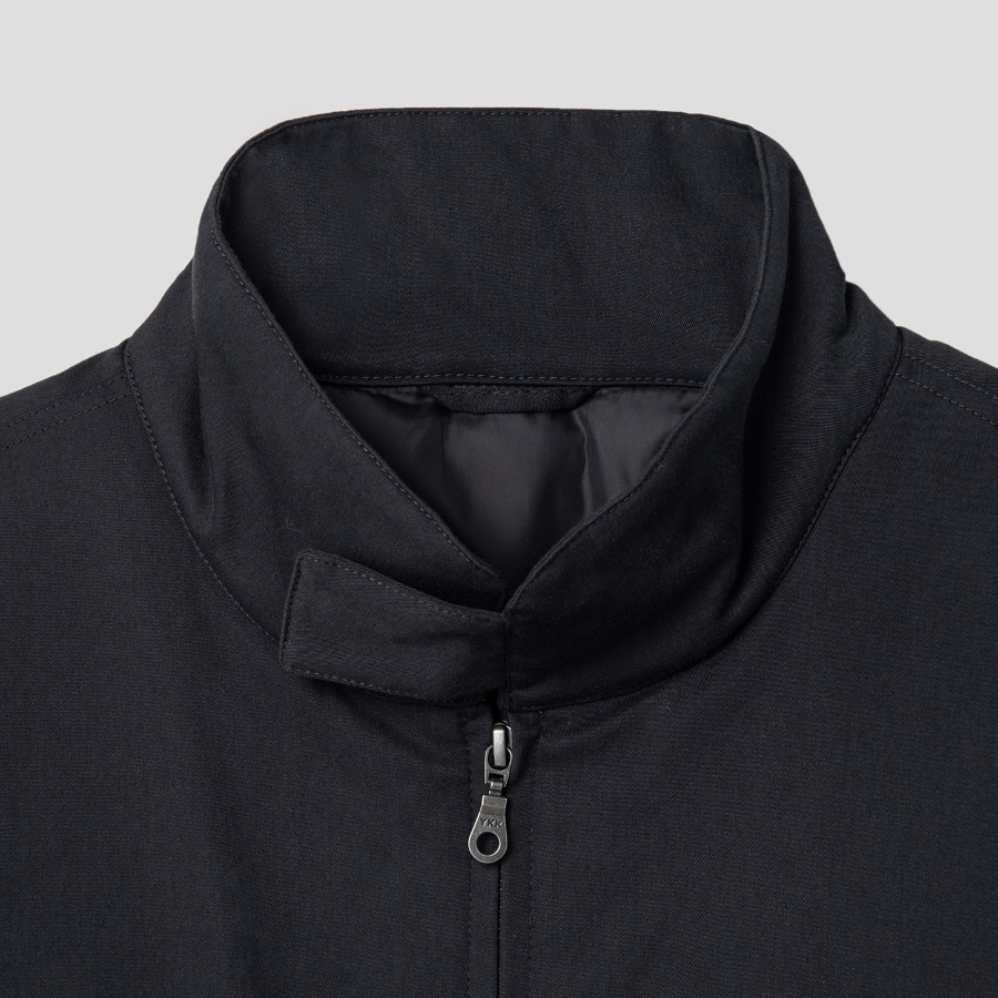 8 seconds Padded Harrington Jacket — Black