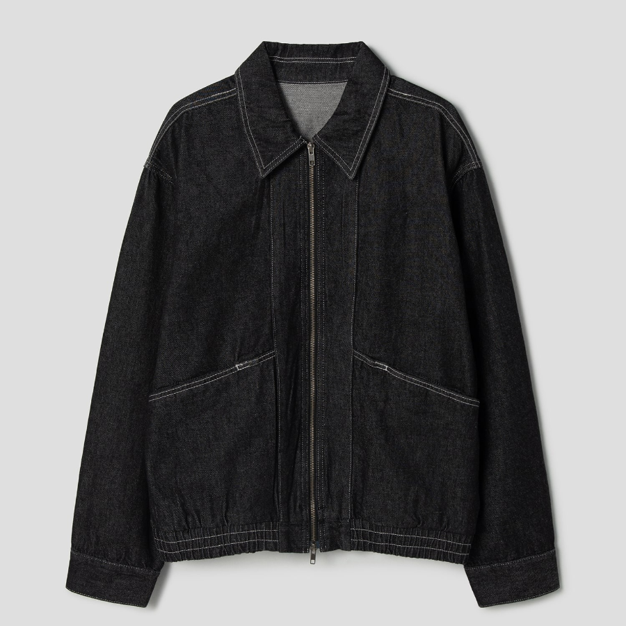 8 seconds Denim Drizzler Jacket — Black