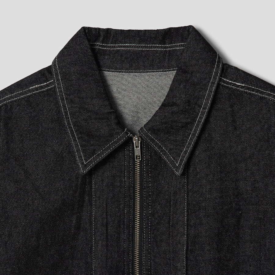8 seconds Denim Drizzler Jacket — Black