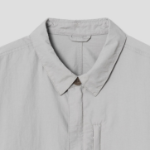 8 seconds Nylon Zip-Up Shacket — Light Grey