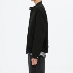 8 seconds Stand Collar Cotton Blouson — Black