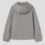 8 seconds Hooded Peach Cotton Outer — Khaki