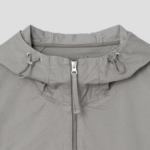8 seconds Hooded Peach Cotton Outer — Khaki