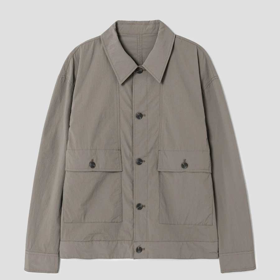 8 seconds Nylon Blouson Jacket — Beige