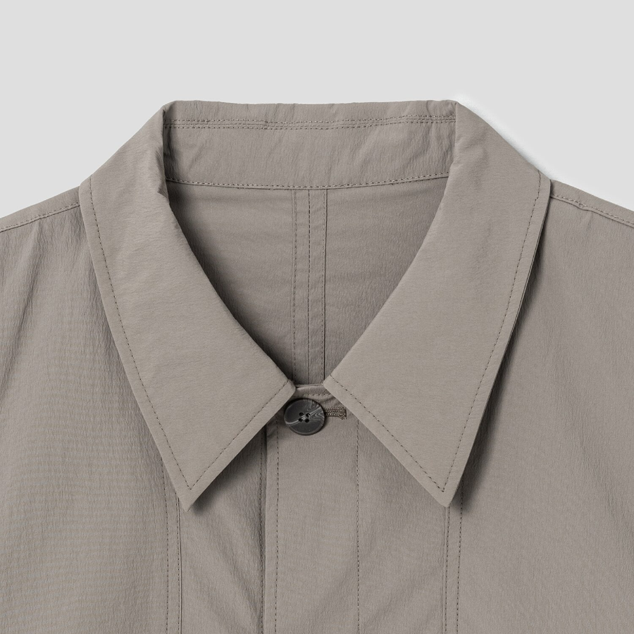 8 seconds Nylon Blouson Jacket — Beige