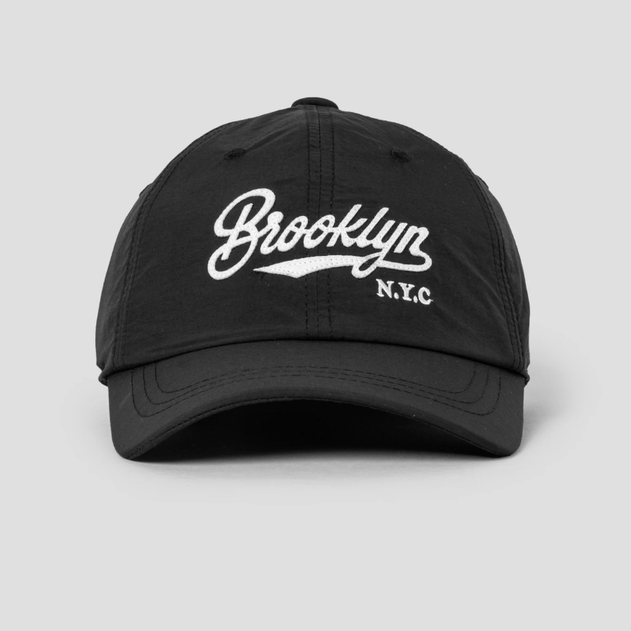 8 seconds Nylon Logo Ball Cap — Black
