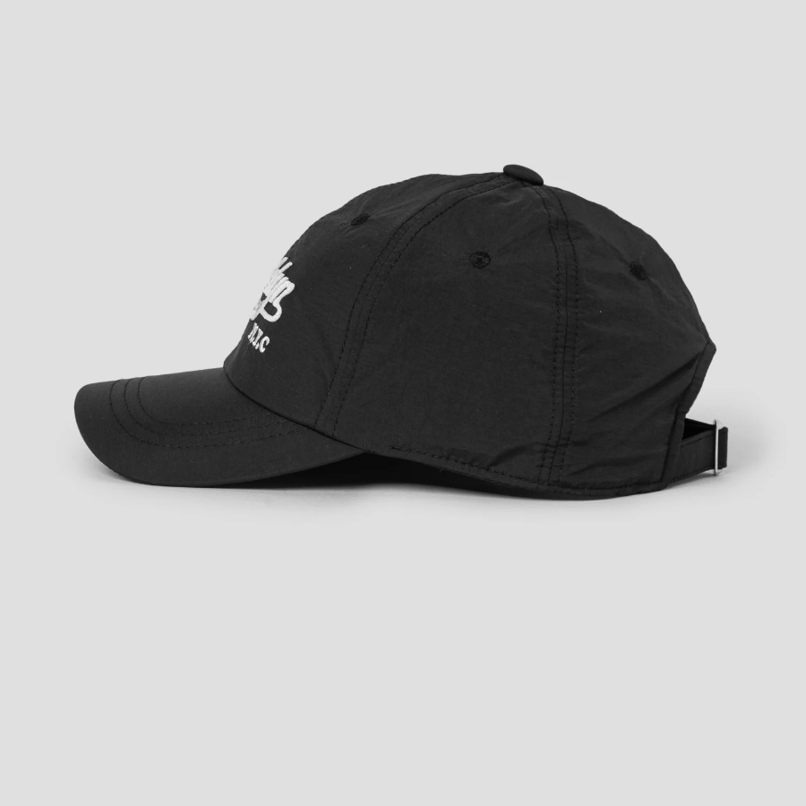 8 seconds Nylon Logo Ball Cap — Black
