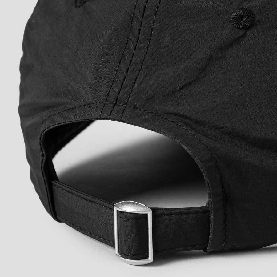 8 seconds Nylon Logo Ball Cap — Black