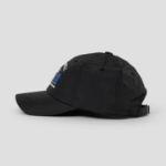 8 seconds Nylon Varsity Embroidery Ball Cap — Black