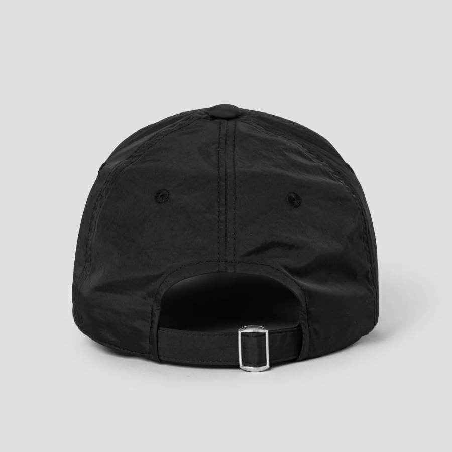 8 seconds Nylon Varsity Embroidery Ball Cap — Black