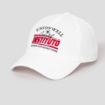 8 seconds Nylon Varsity Embroidery Ball Cap — White