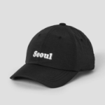8 seconds Nylon Embroidery Ball Cap — Black