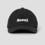8 seconds Nylon Embroidery Ball Cap — Black
