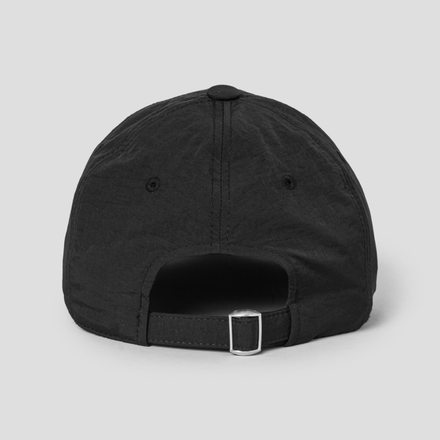 8 seconds Nylon Embroidery Ball Cap — Black