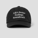 8 seconds Nylon Lettering Embroidery Ball Cap — Black