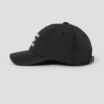 8 seconds Nylon Lettering Embroidery Ball Cap — Black