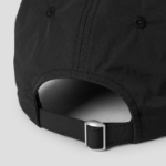 8 seconds Nylon Lettering Embroidery Ball Cap — Black