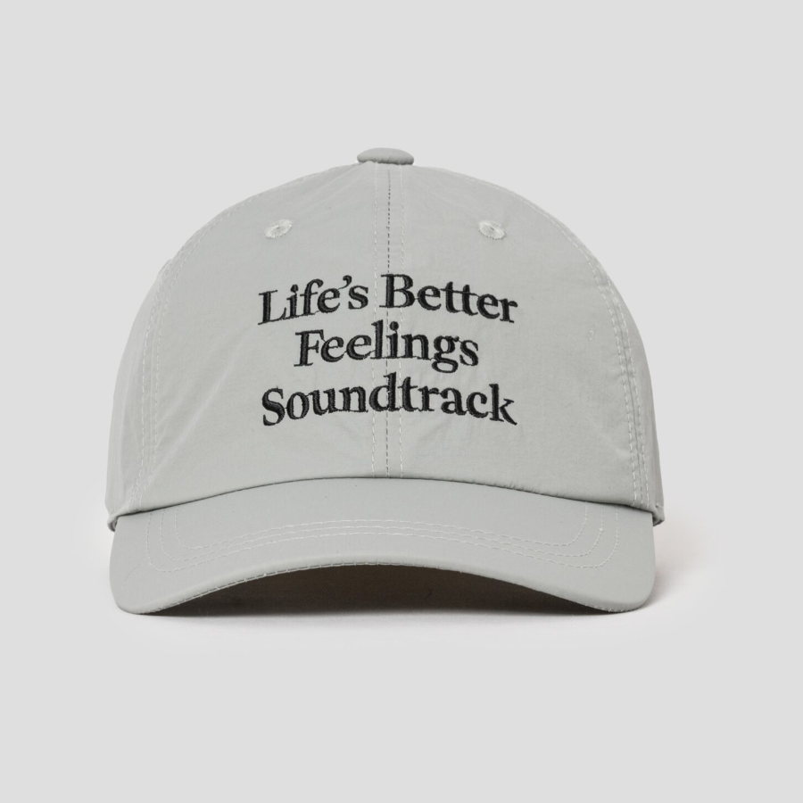 8 seconds Nylon Lettering Embroidery Ball Cap — Khaki