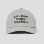 8 seconds Nylon Lettering Embroidery Ball Cap — Khaki
