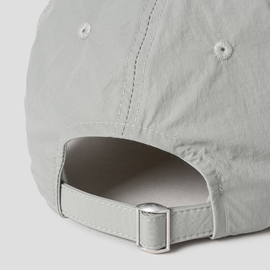 8 seconds Nylon Lettering Embroidery Ball Cap — Khaki