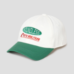 8 seconds Color-Block Embroidery Ball Cap — Green