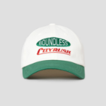 8 seconds Color-Block Embroidery Ball Cap — Green