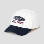 8 seconds Color-Block Embroidery Ball Cap — Navy
