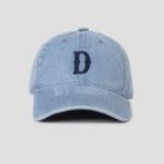 8 seconds Denim Volume Embroidery Ball Cap — Sky Blue