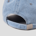 8 seconds Denim Volume Embroidery Ball Cap — Sky Blue