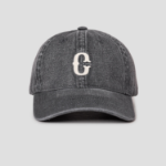 8 seconds Denim Volume Embroidery Ball Cap — Ash