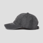 8 seconds Denim Volume Embroidery Ball Cap — Ash