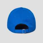 8 seconds Cotton 3-Line Typo Ball Cap — Blue