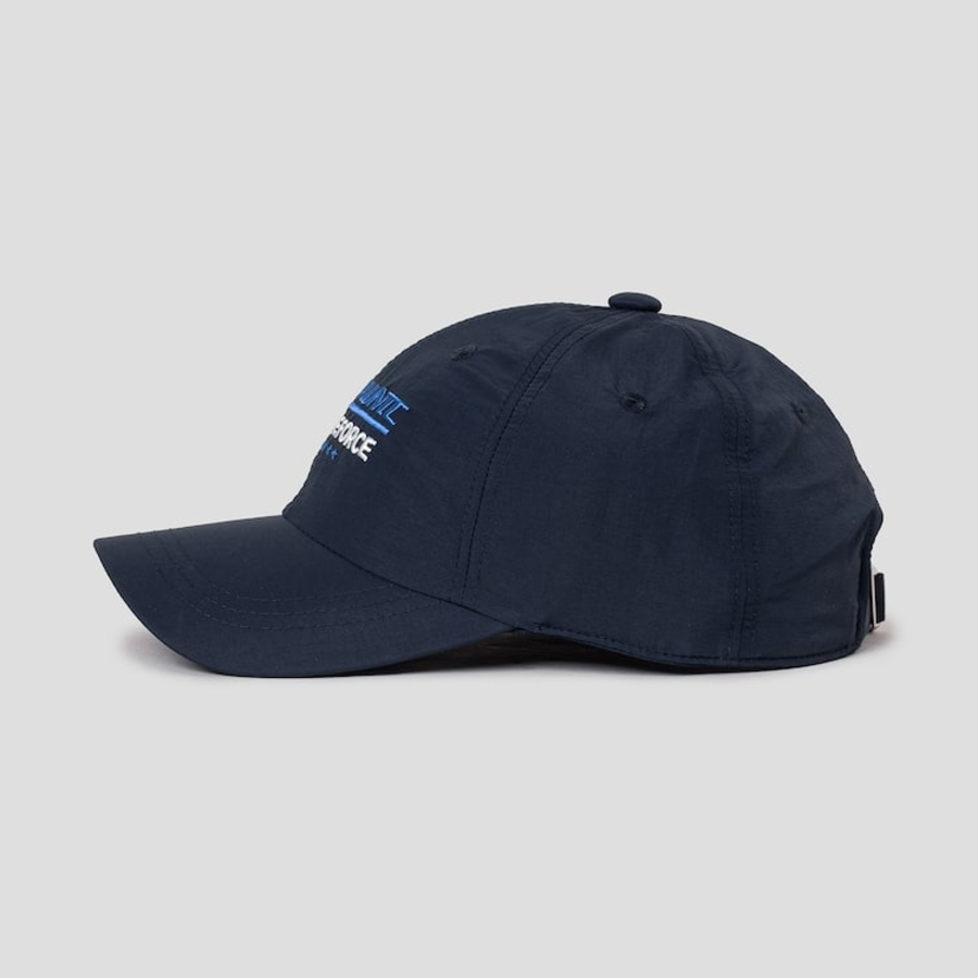 8 seconds Nylon Lettering Embroidery Ball Cap — Navy