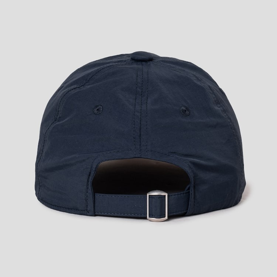 8 seconds Nylon Lettering Embroidery Ball Cap — Navy