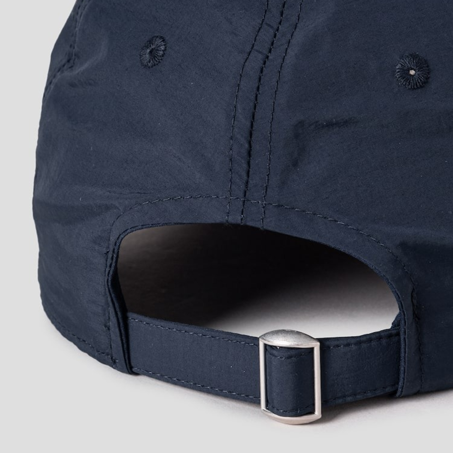 8 seconds Nylon Lettering Embroidery Ball Cap — Navy