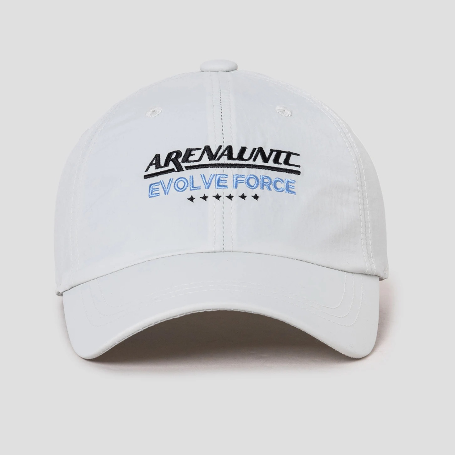 8 seconds Nylon Lettering Embroidery Ball Cap — Light Grey